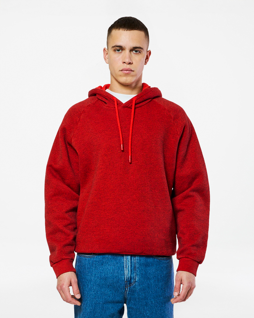HOODIE TERRY RED HEAT