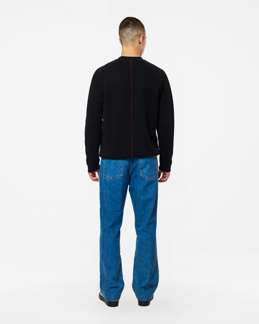 TERRY BLACK SWEATSHIRT
