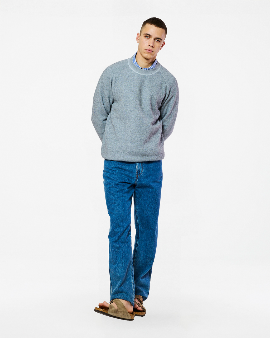 TERRY PASTEL BLUE SWEATSHIRT