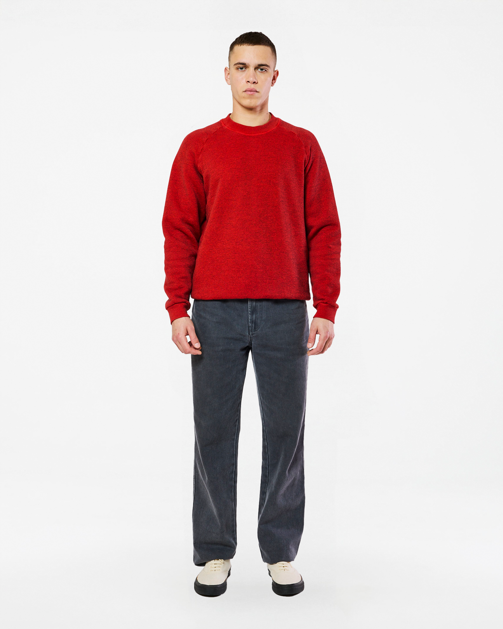 SWEATSHIRT TERRY RED HEAT