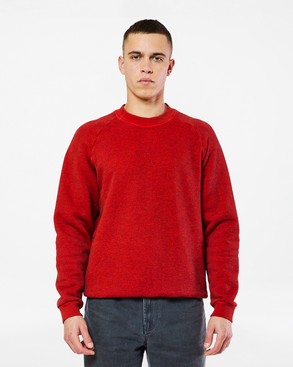 SWEATSHIRT TERRY RED HEAT