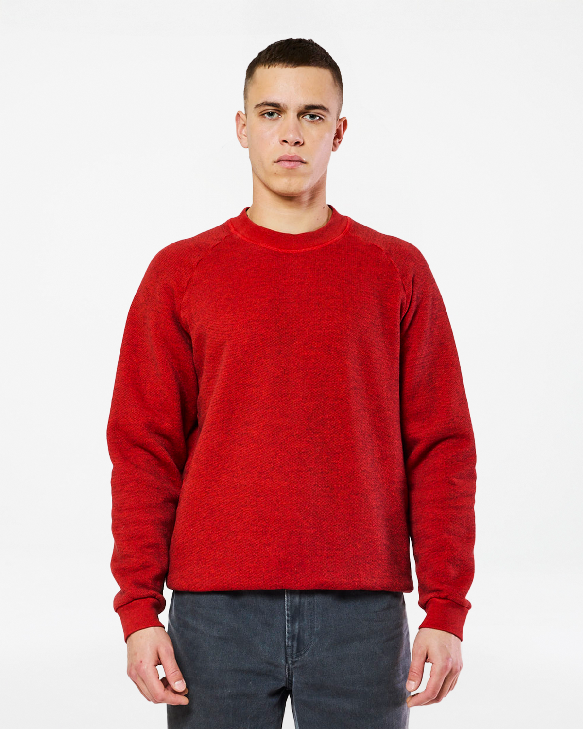 SWEATSHIRT TERRY RED HEAT