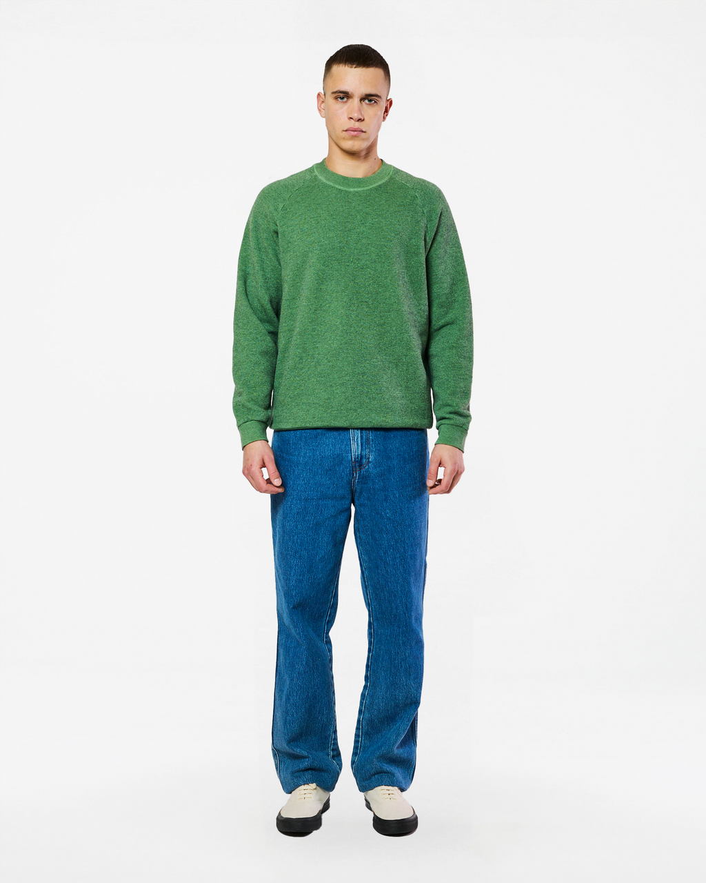 SWEATSHIRT TERRY SHAMROCK GREEN