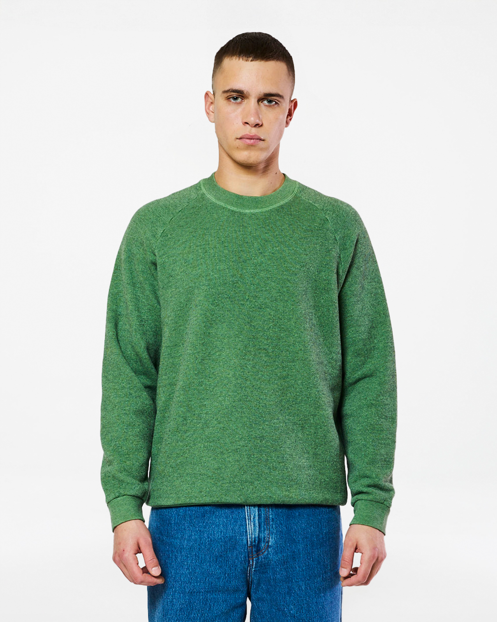 SWEATSHIRT TERRY SHAMROCK GREEN