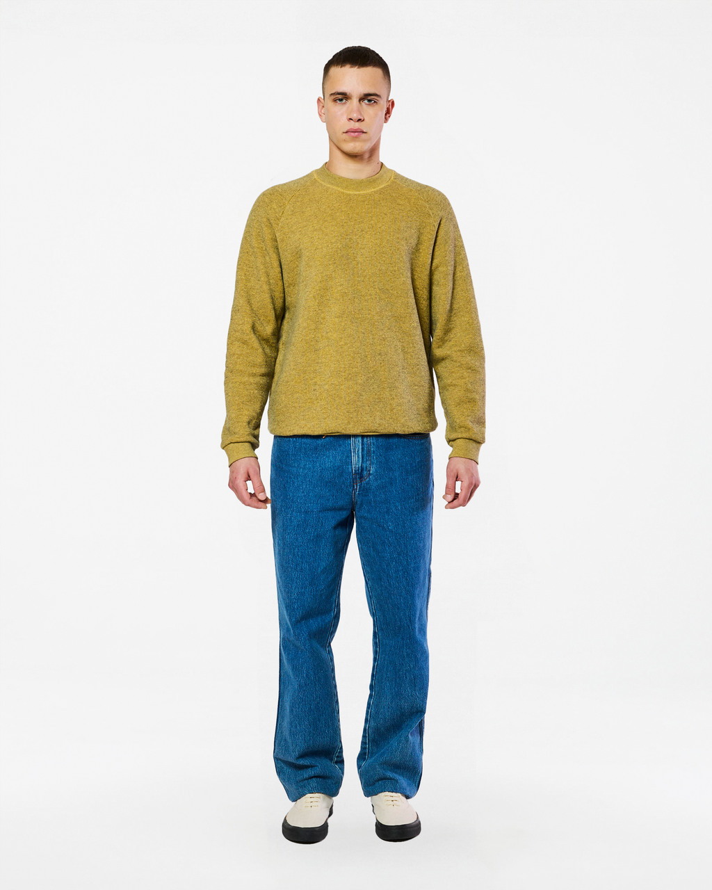 SWEATSHIRT TERRY SOFT YELLOW