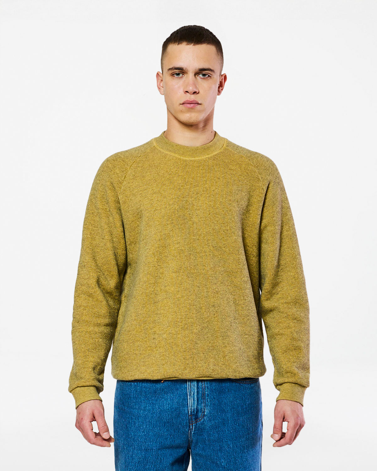 SWEATSHIRT TERRY SOFT YELLOW