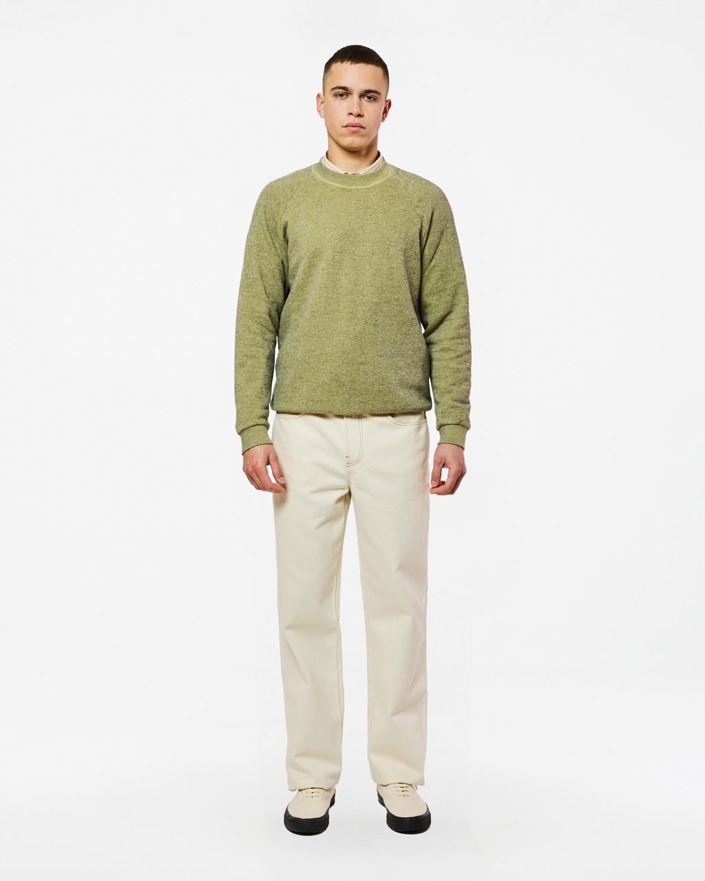 TERRY SWAMP GREEN SWEATSHIRT
