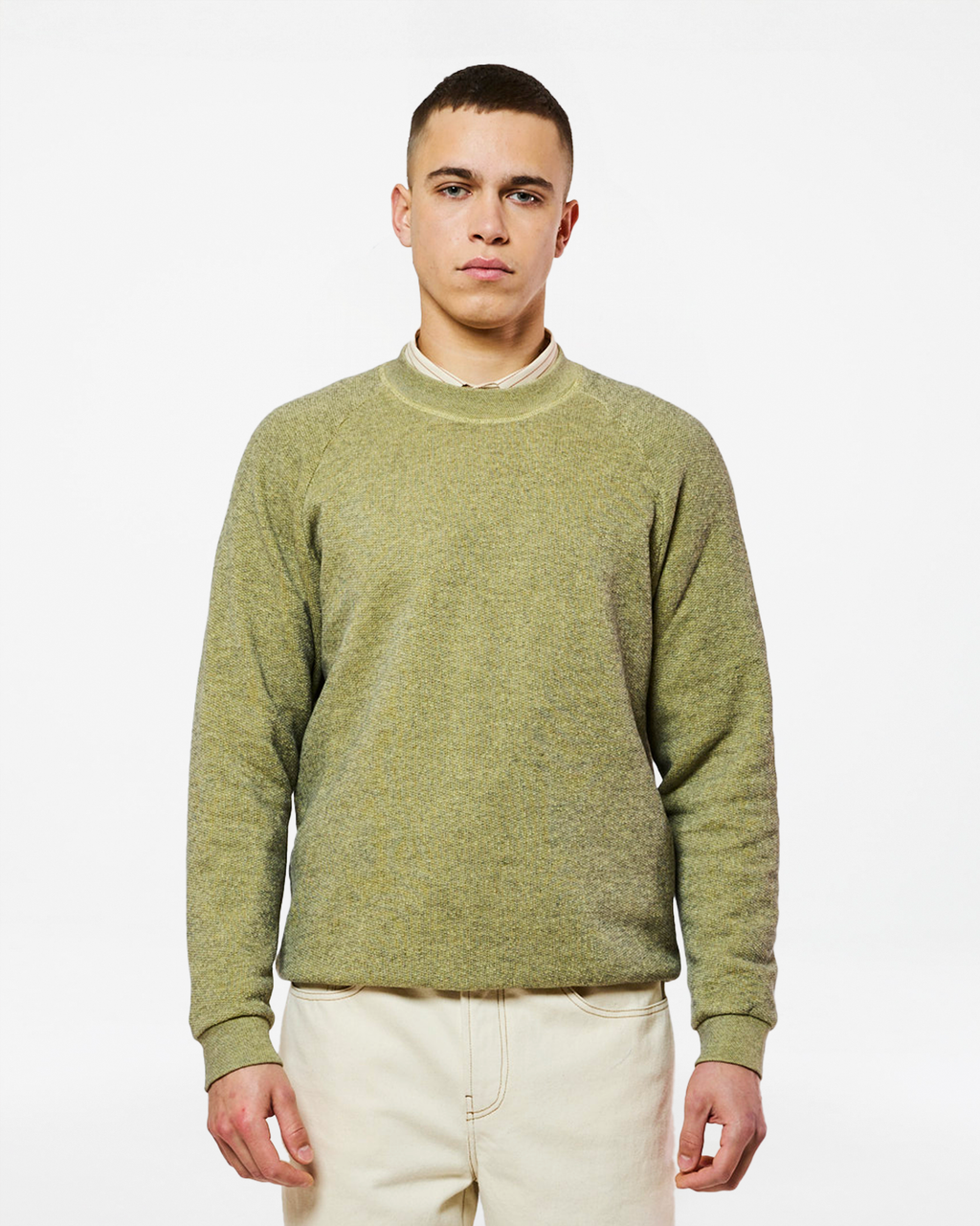 TERRY SWAMP GREEN SWEATSHIRT