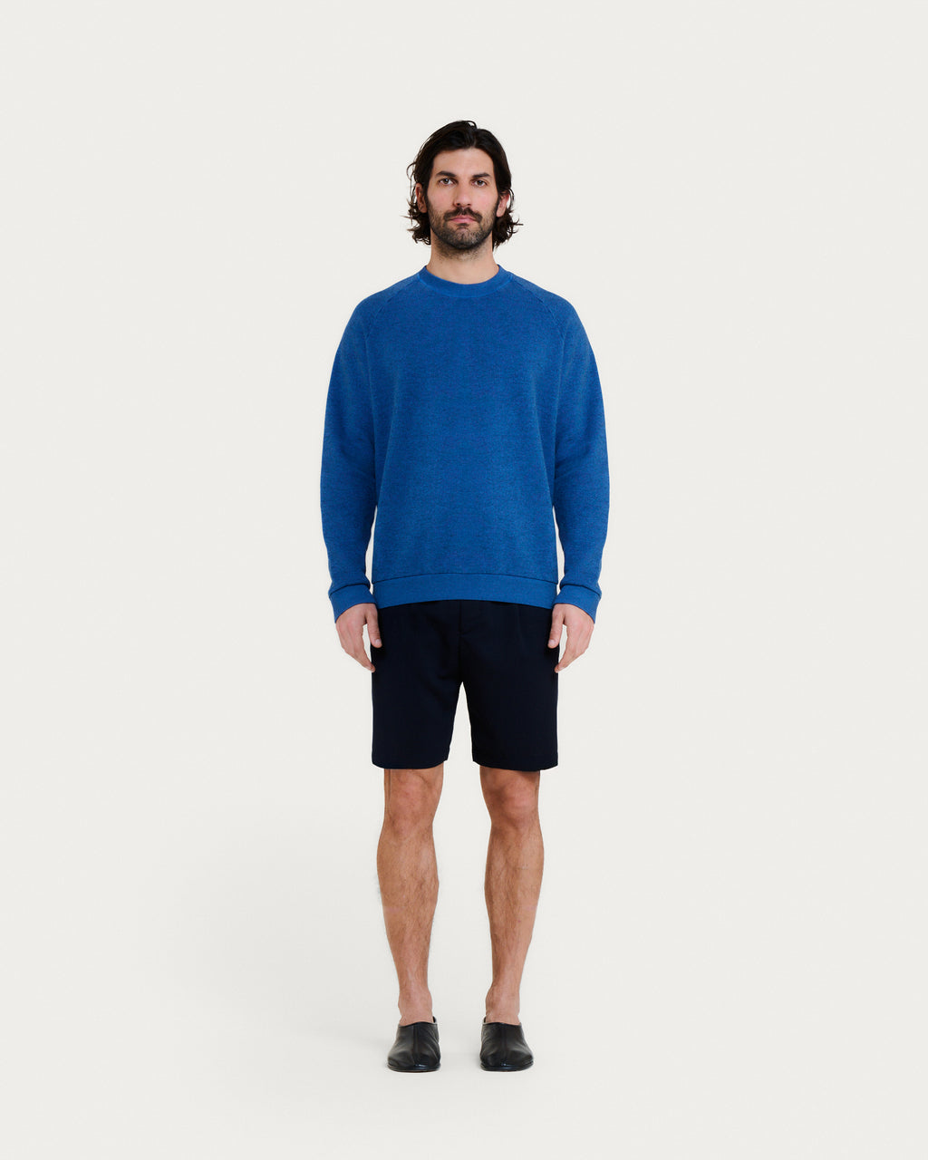 TERRY COBALT BLUE SWEATSHIRT