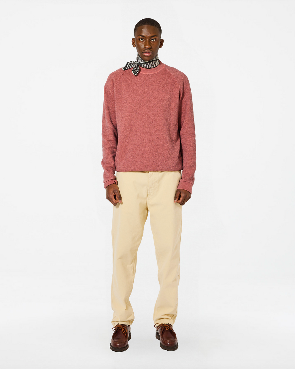 TERRY CORAL PINK SWEATSHIRT