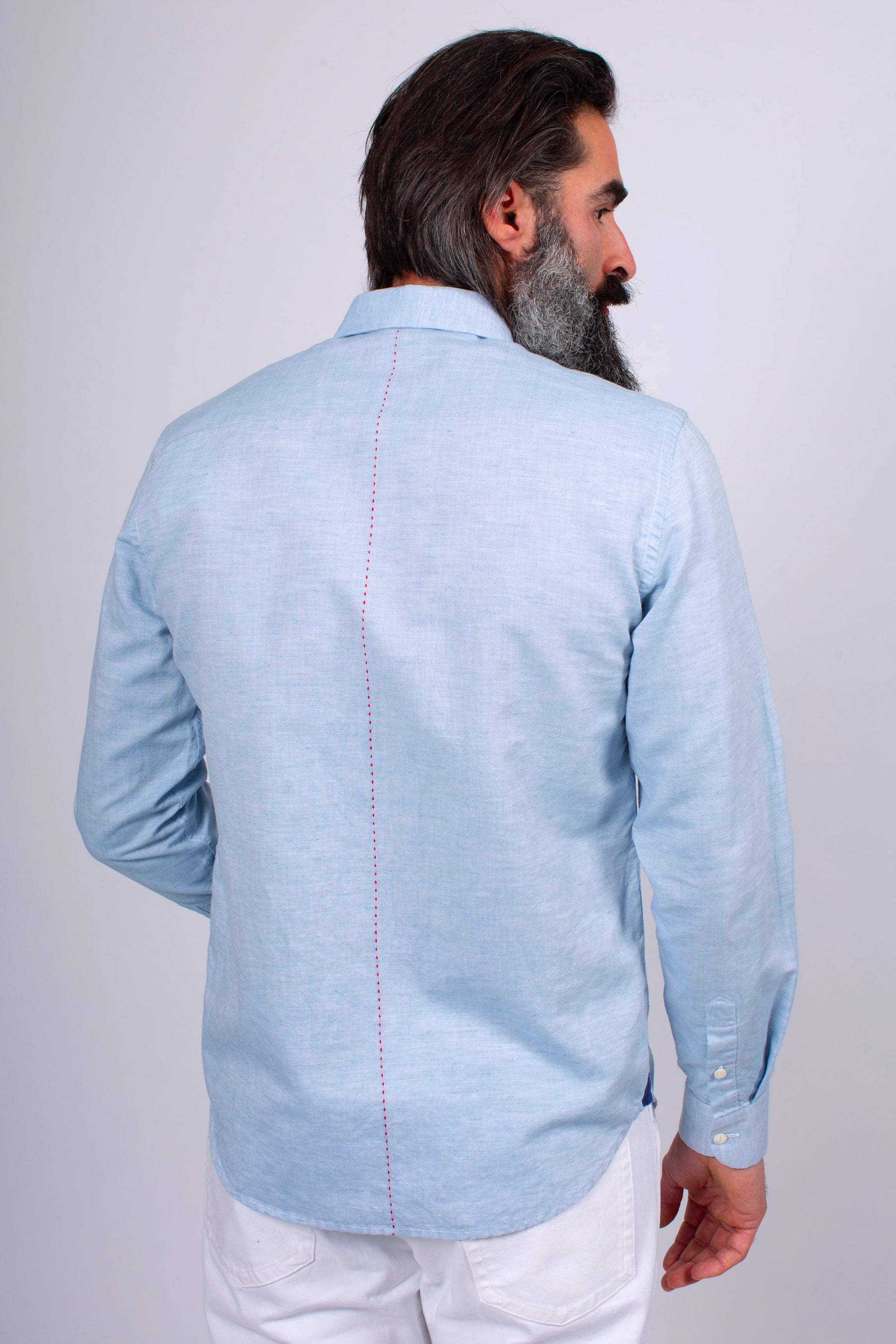 TOKYO LINEN SPECKLED BLUE