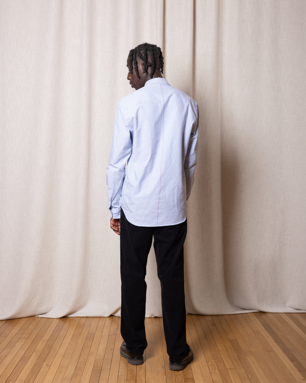 TOKYO RITA BLUE STRIPES SHIRT