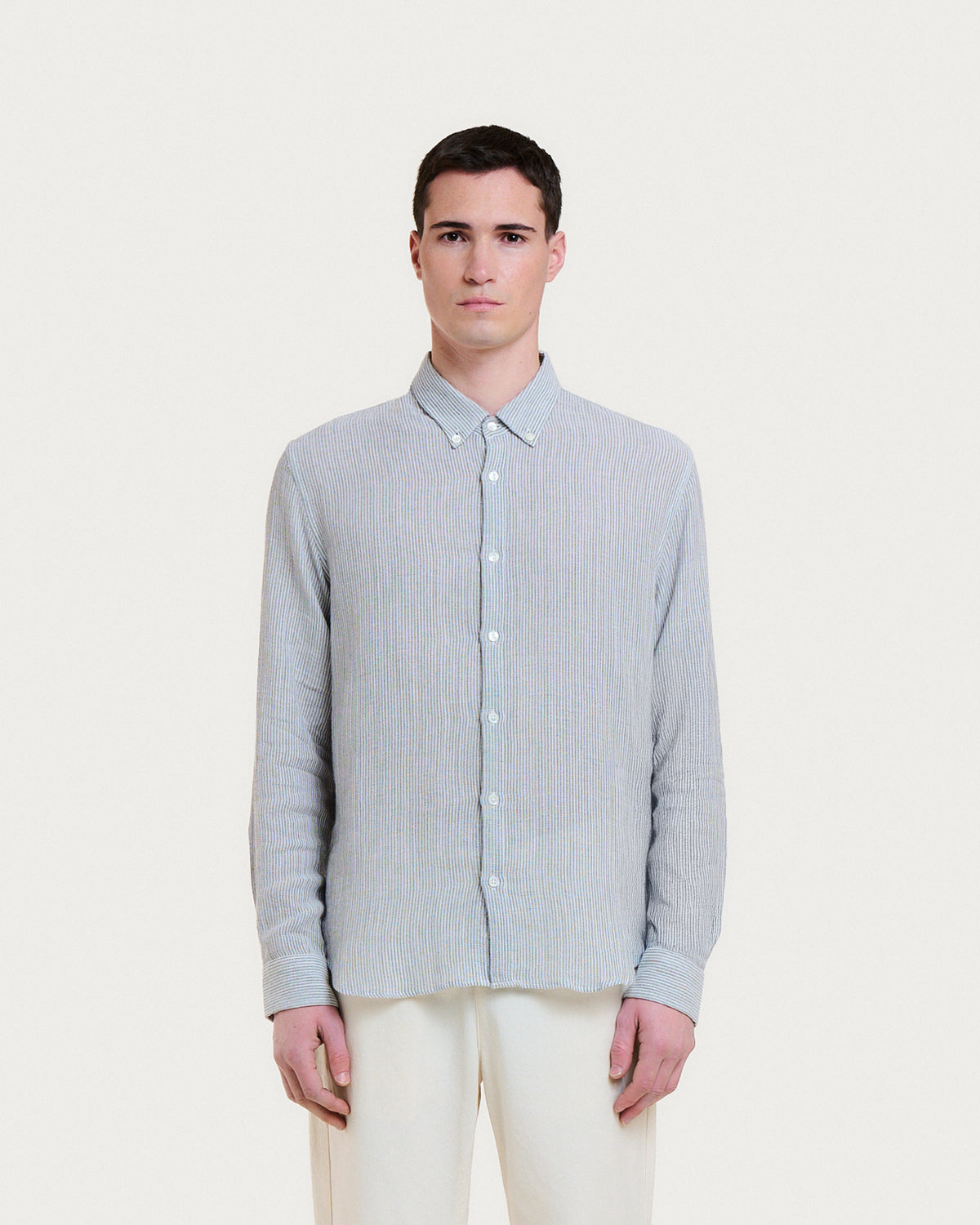 CHEMISE TOKYO TIARA GREY STRIPES