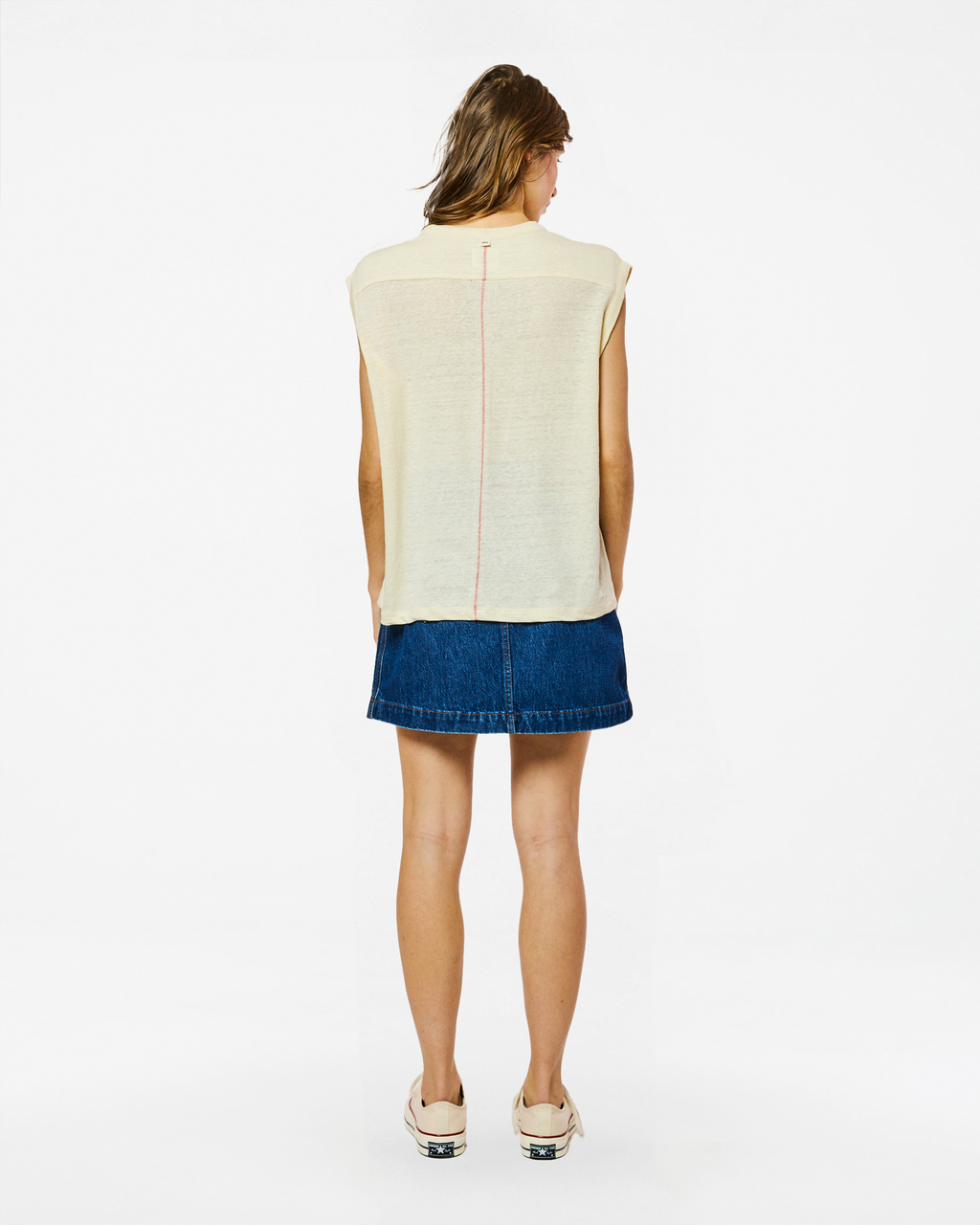 TOM LINEN IVORY TOP