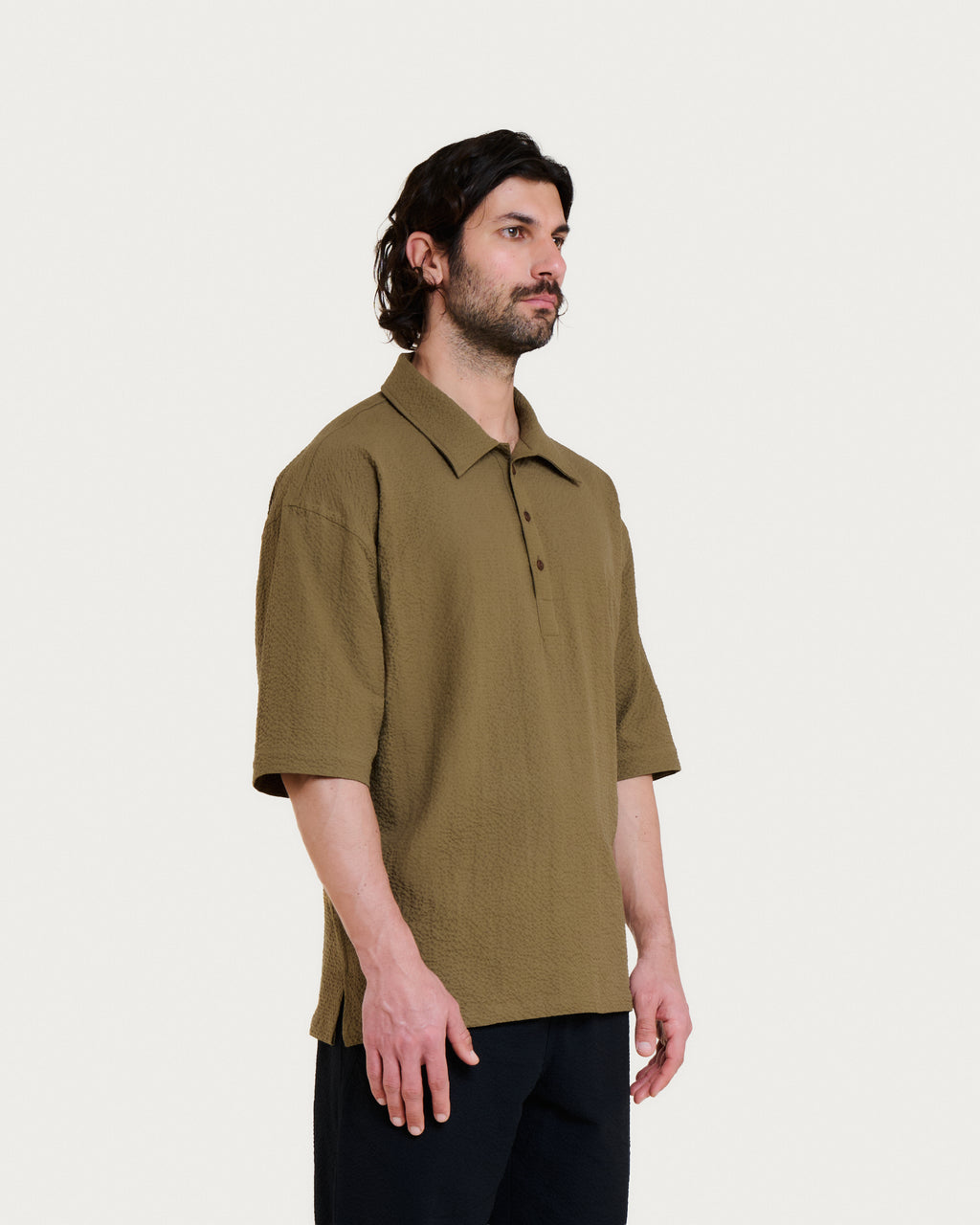 CHEMISE TONY SEER KHAKI