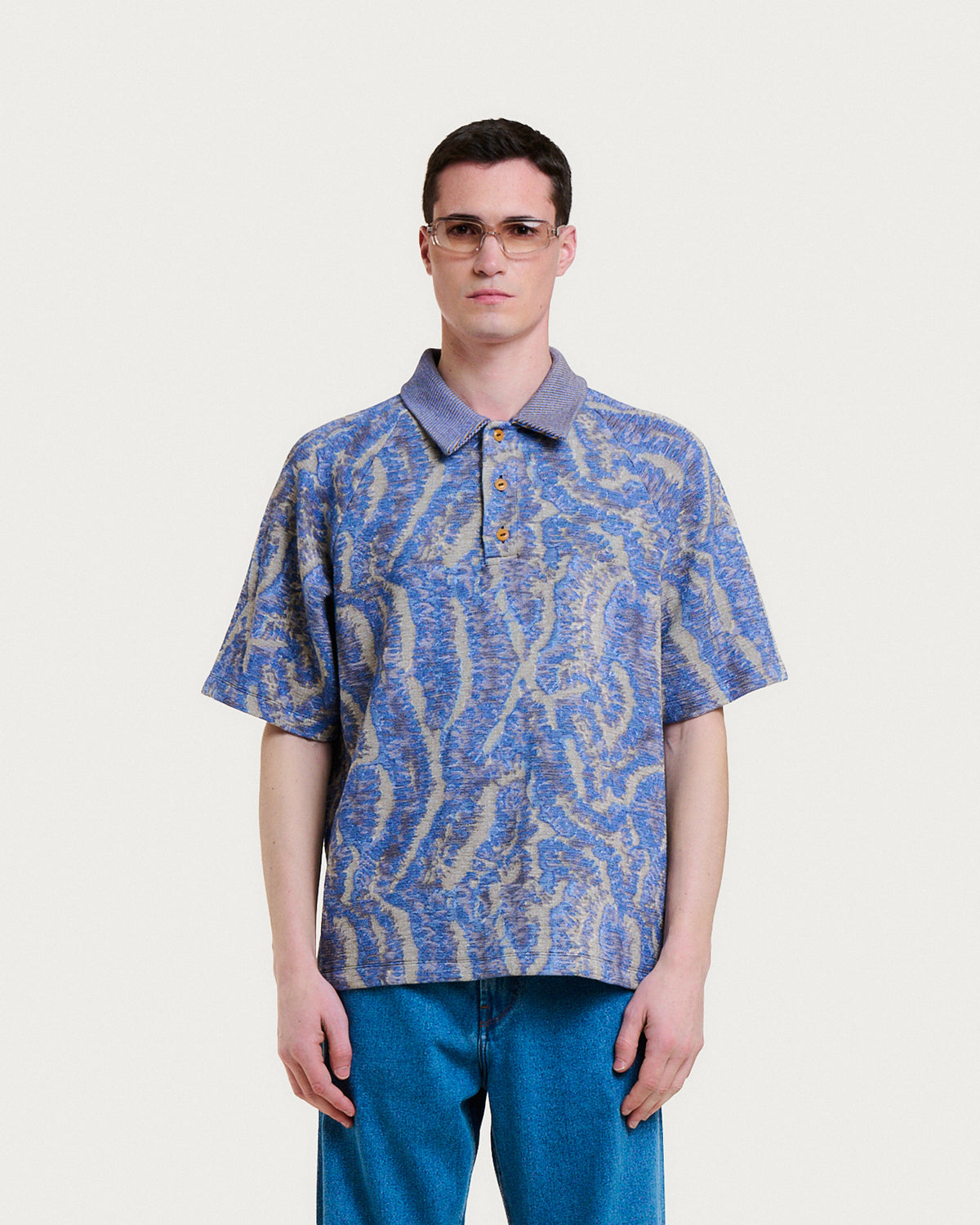 POLO TOPOS CORAL BLUE MULTI