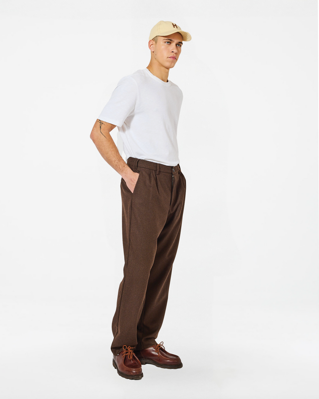 TOSHO MARZ BROWN PANTS