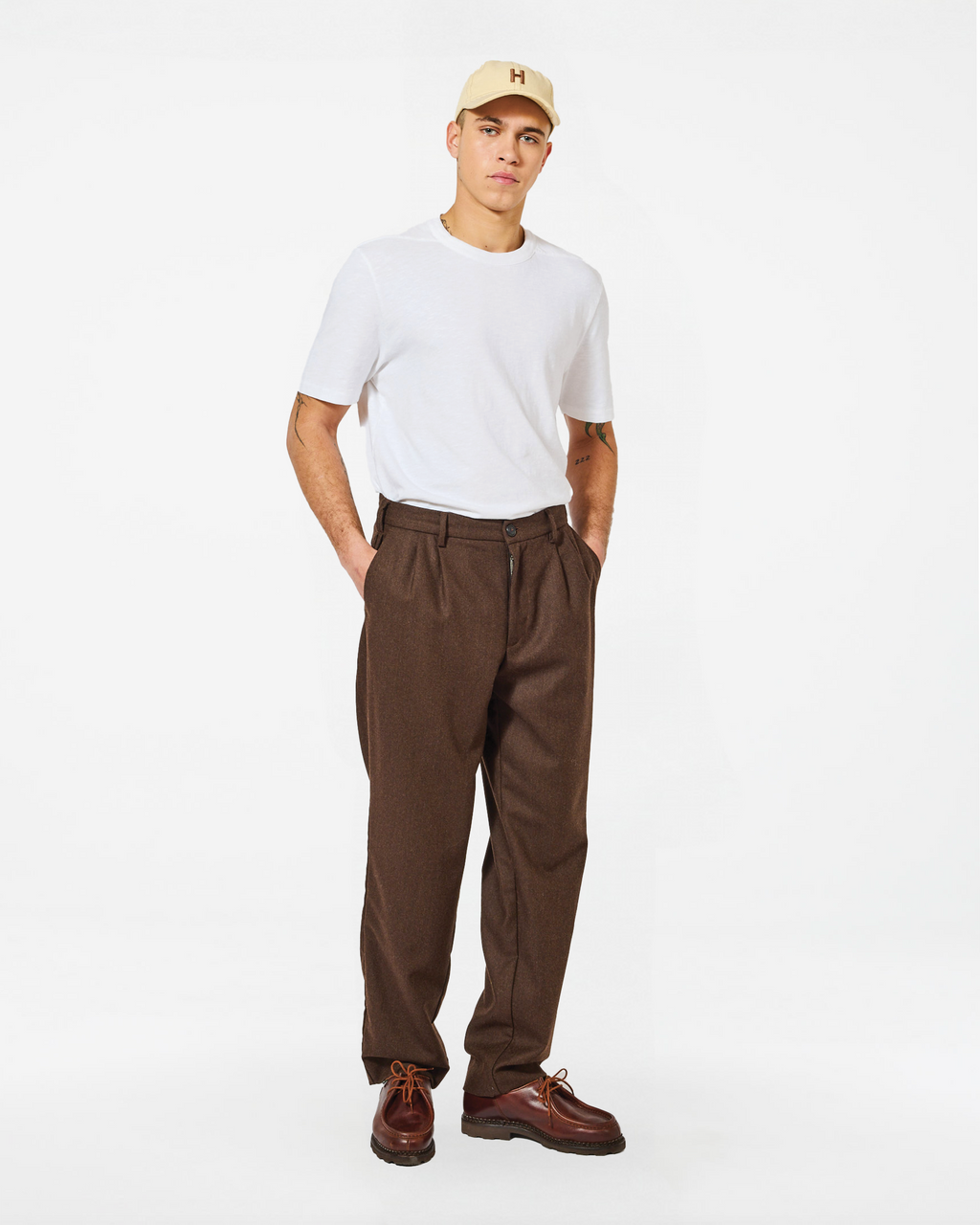 TOSHO MARZ BROWN PANTS