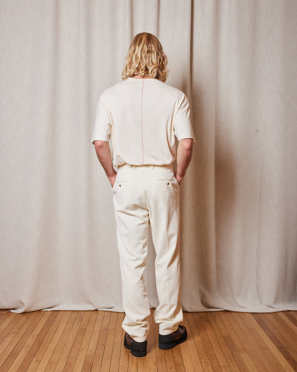 LYNCH CORD CREAM PANTS