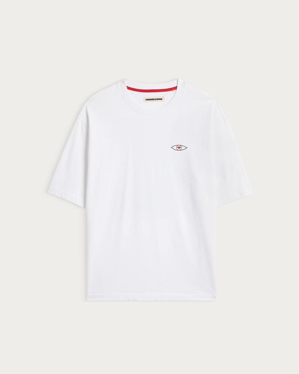 VISION TEE WHITE-BLACK T-SHIRT