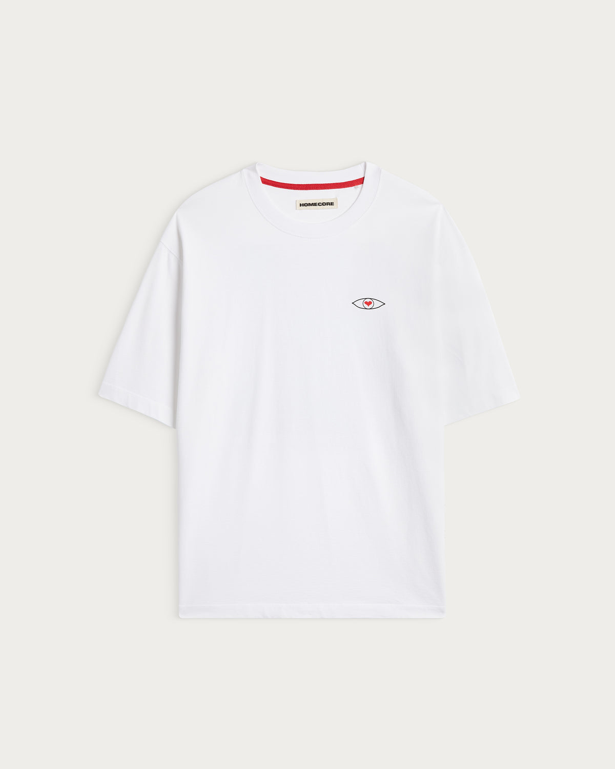 T-SHIRT VISION TEE WHITE-BLACK