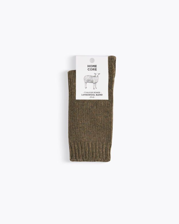 WOOL SOCKS - RUSTIC KHAKI