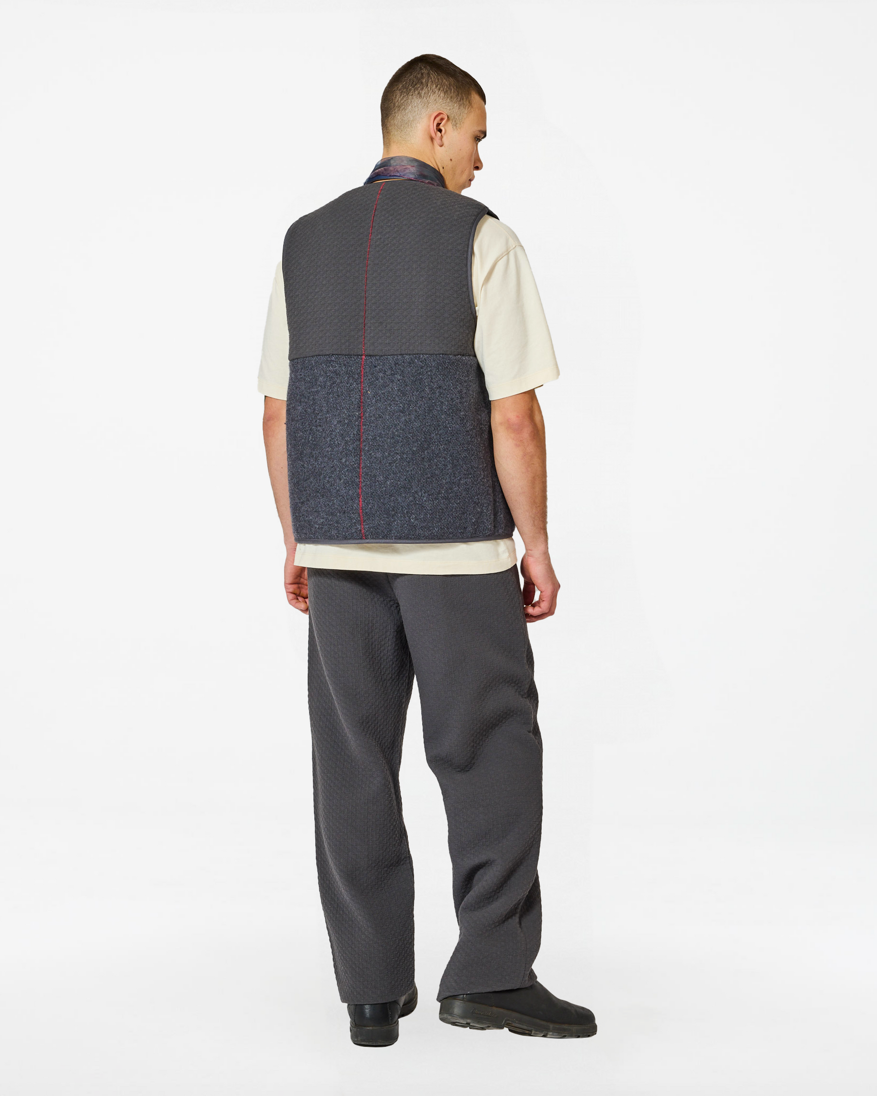 YOUSSEF WOOLLY ANTHRACITE JACKET