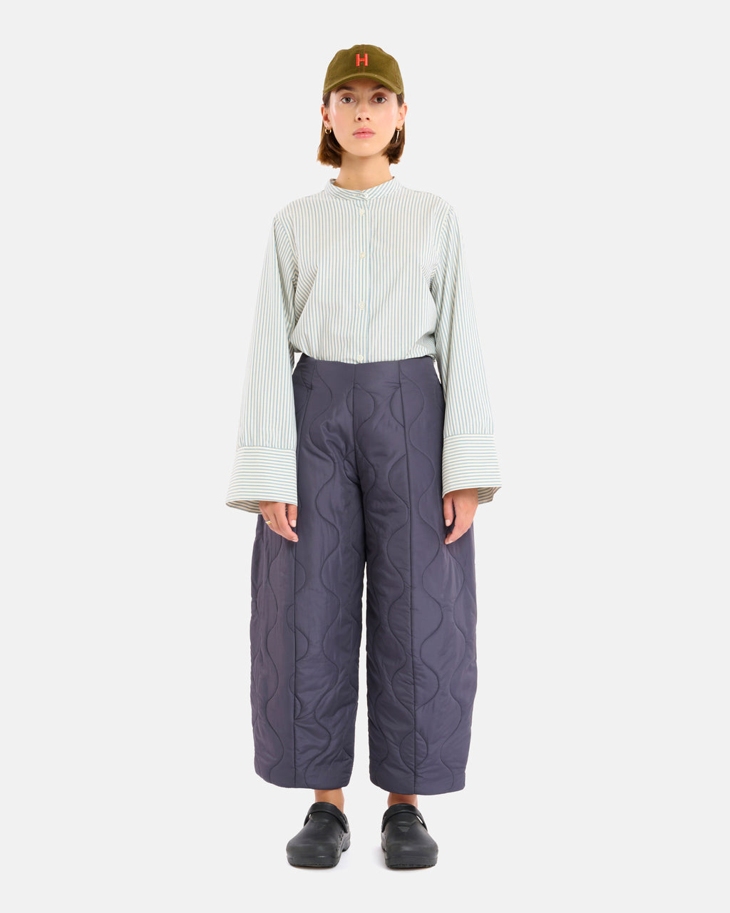 YSABEAU SUPERLIGHT NAVY TROUSERS