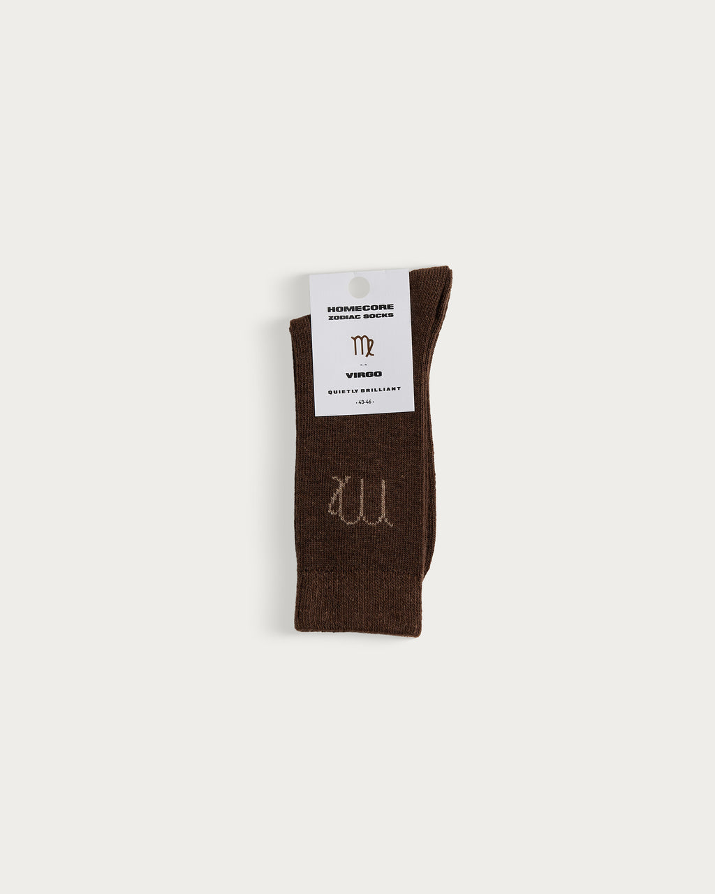 CHAUSSETTES DU ZODIAQUE – VIERGE, MARRON