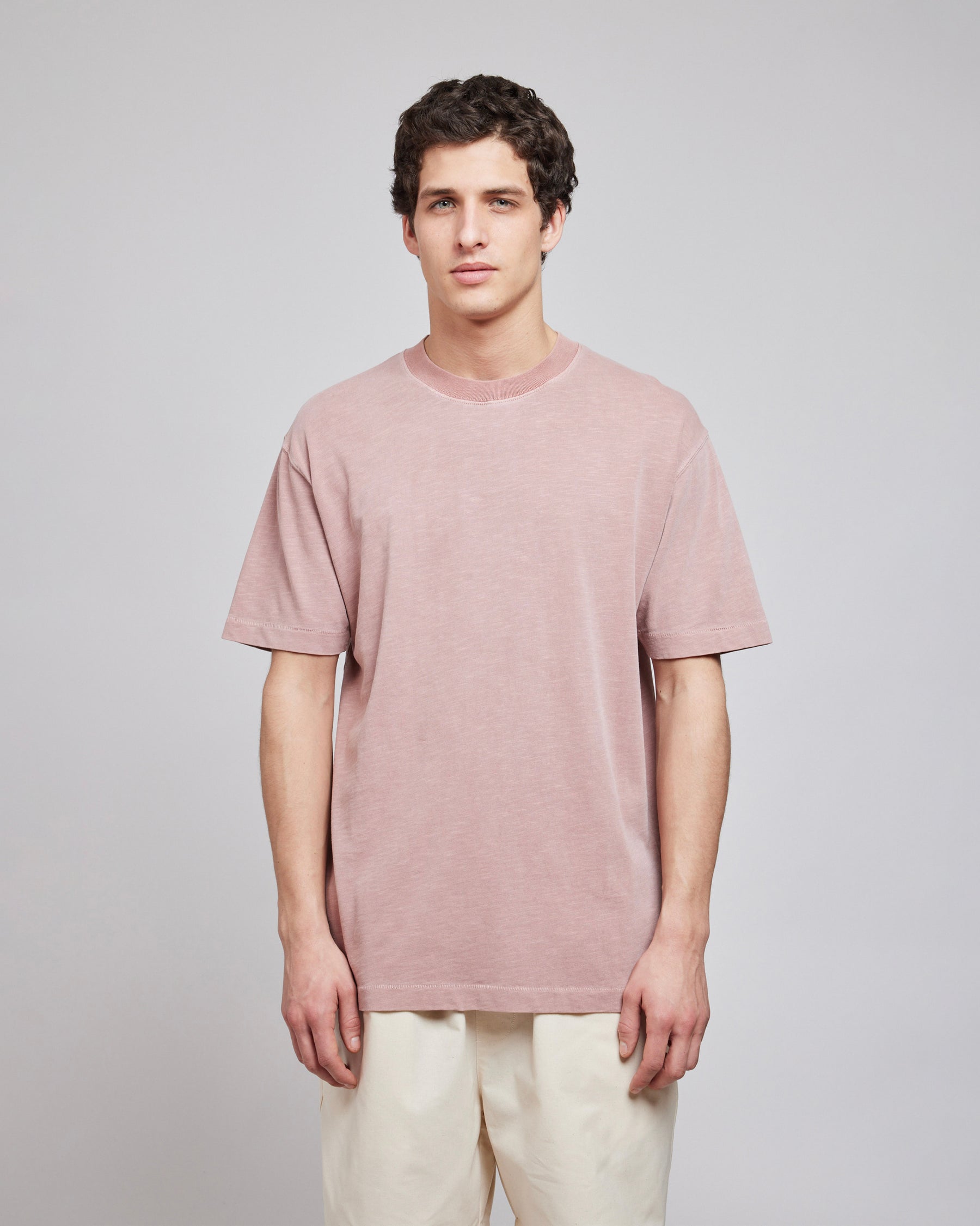 MKO NATURAL TEE OLD ROSE