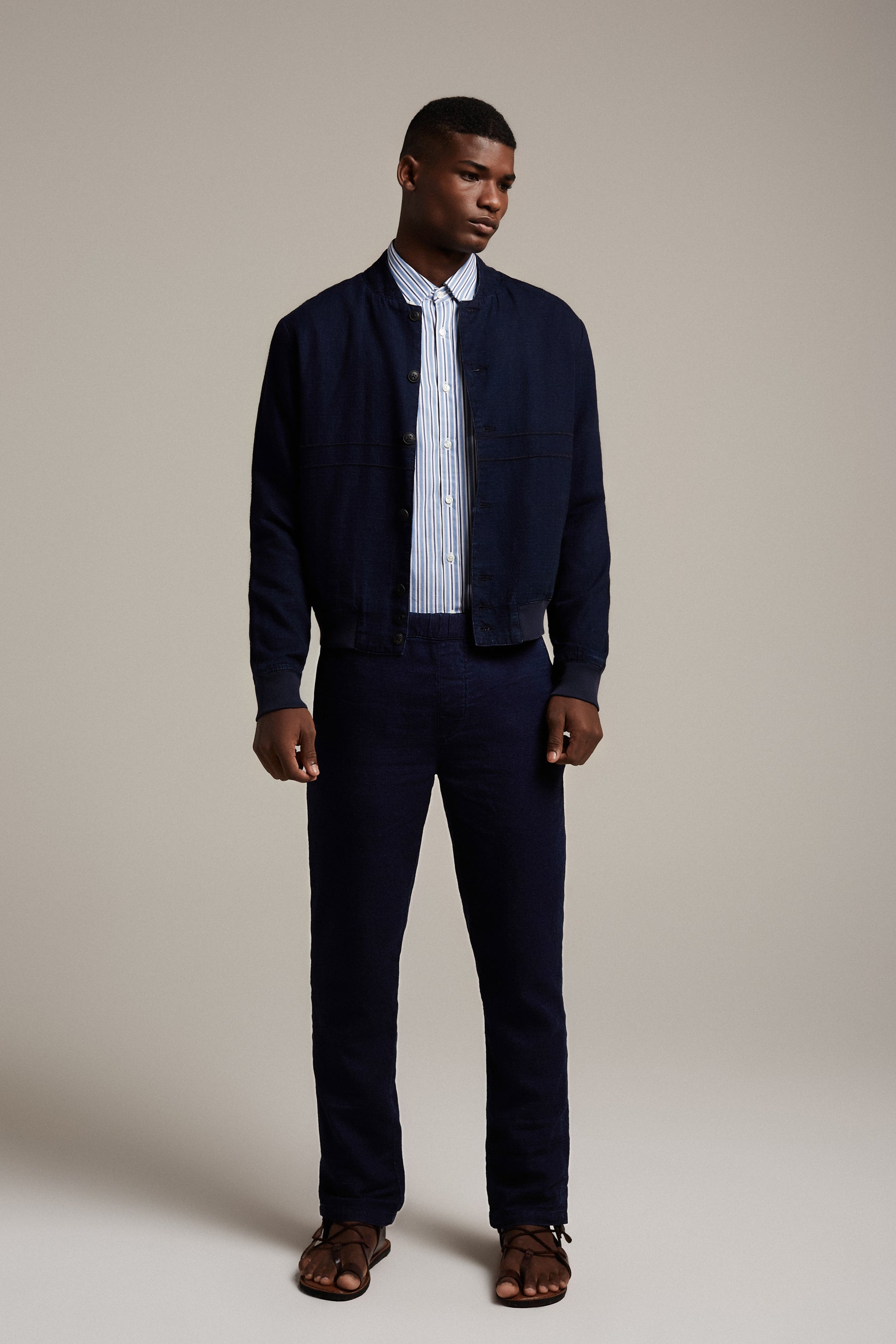 ORESTIS JACKET WASHED INDIGO