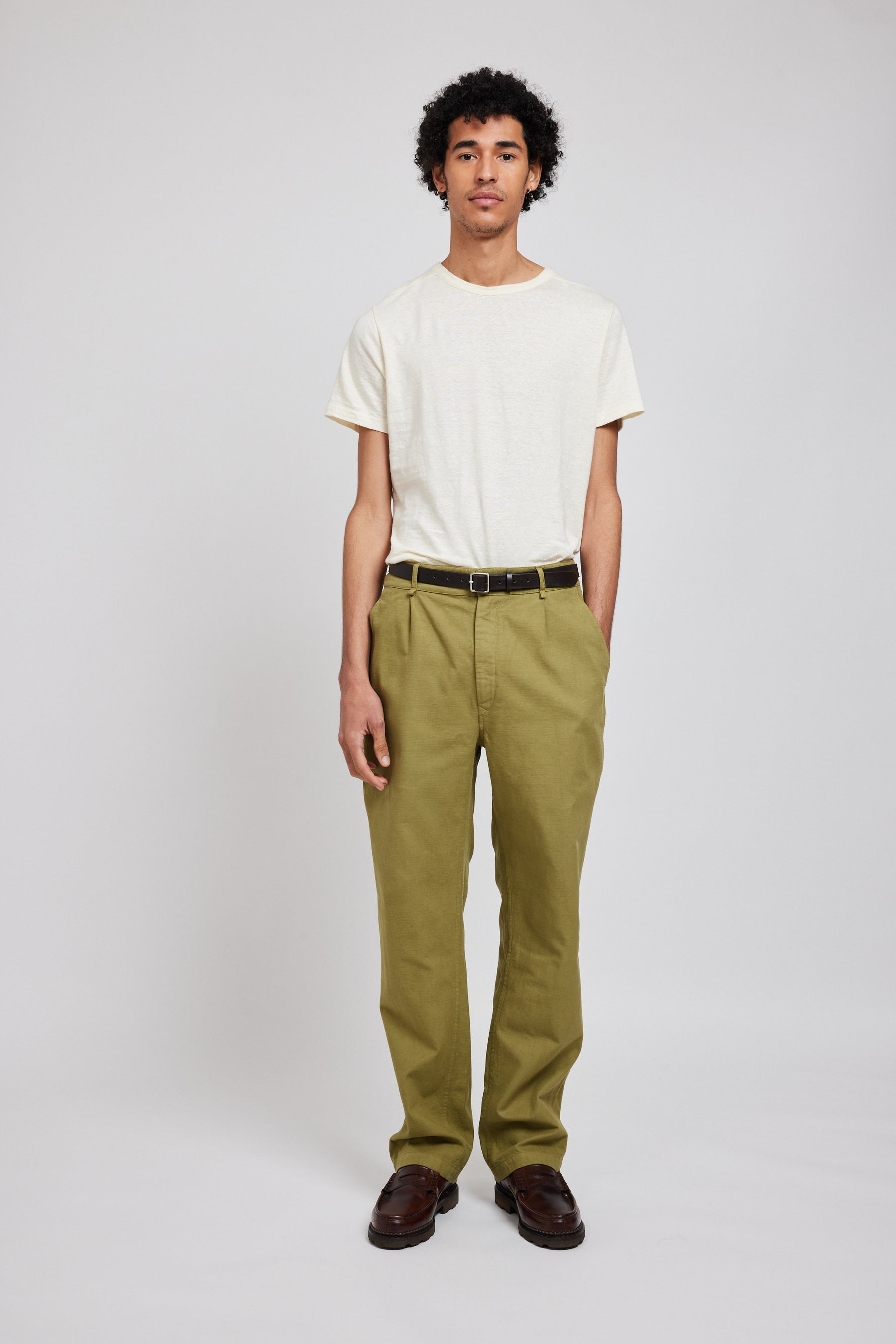 ARDI DRILL PANT BURNT OLIVE