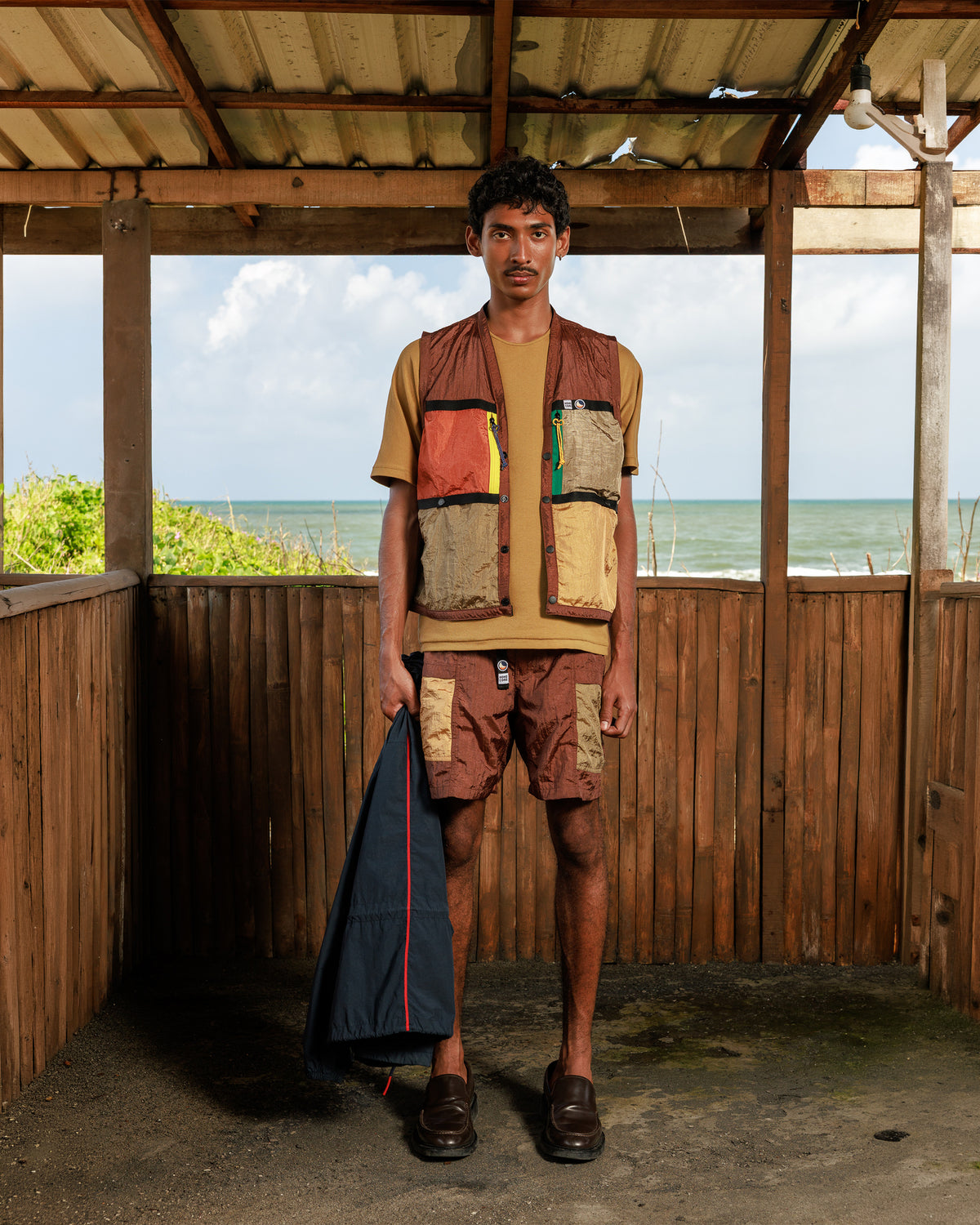 SHORT TREK BROWN MULTI