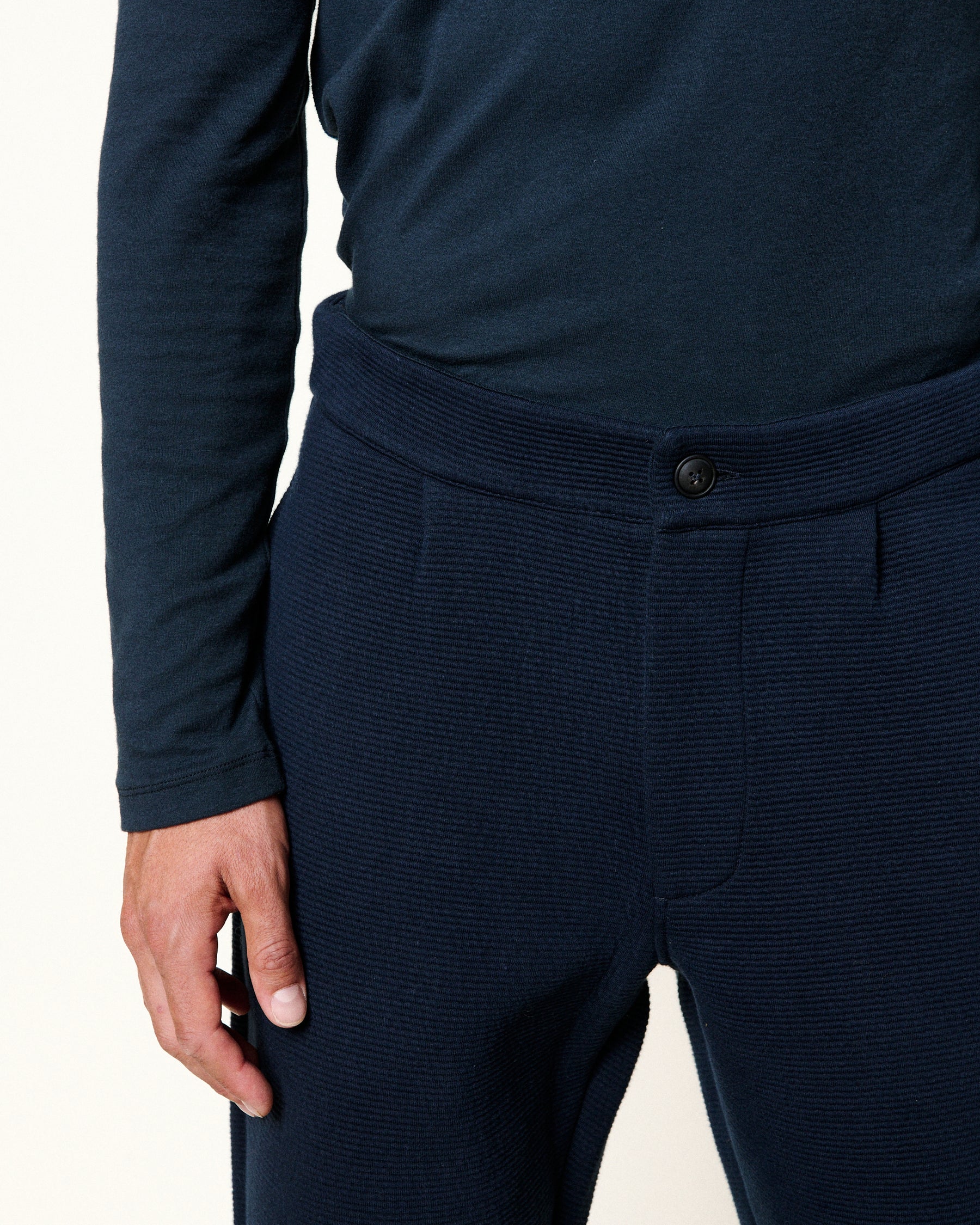 PANTALONS AITO OTTOMAN NAVY