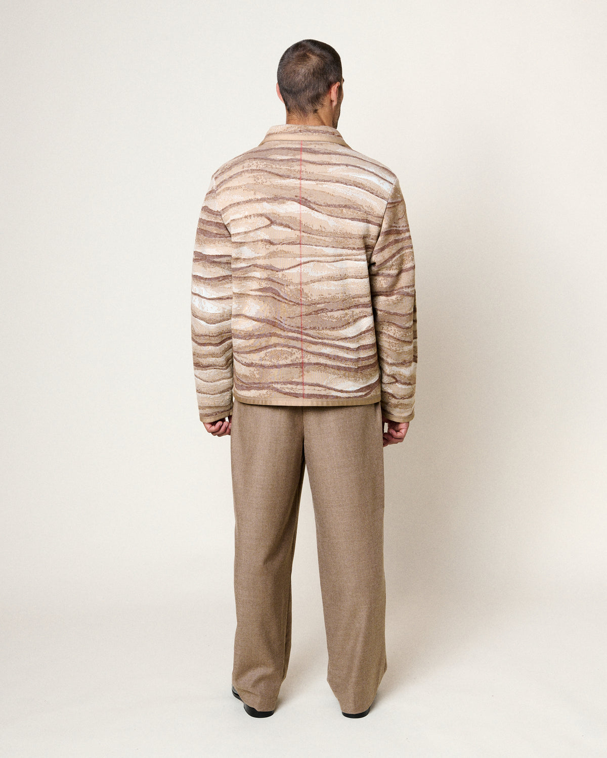 AMARI TIME LAYERS MULTI-BROWN JACKET