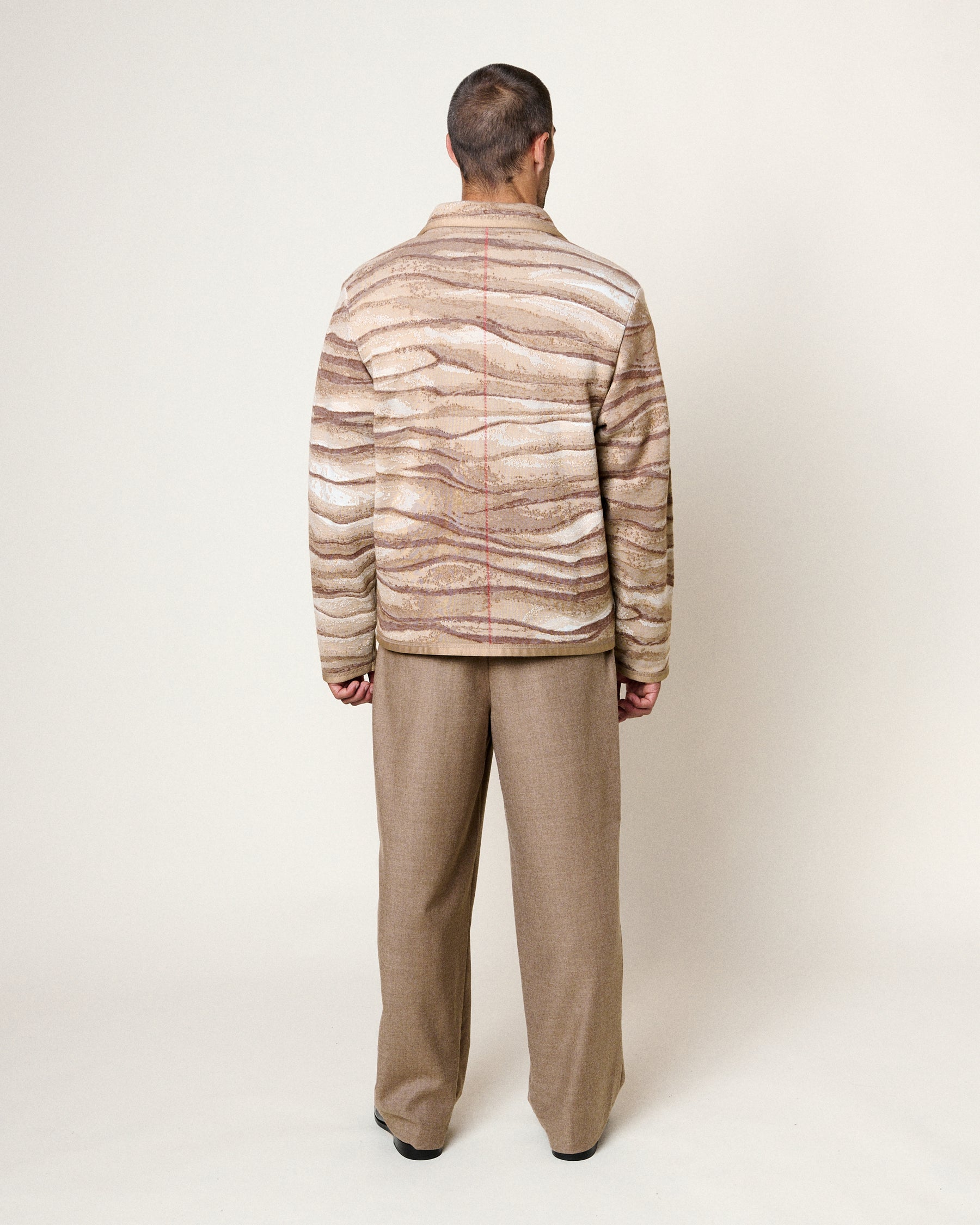 AMARI TIME LAYERS MULTI-BROWN JACKET