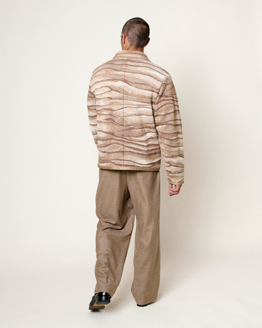 AMARI TIME LAYERS MULTI-BROWN JACKET