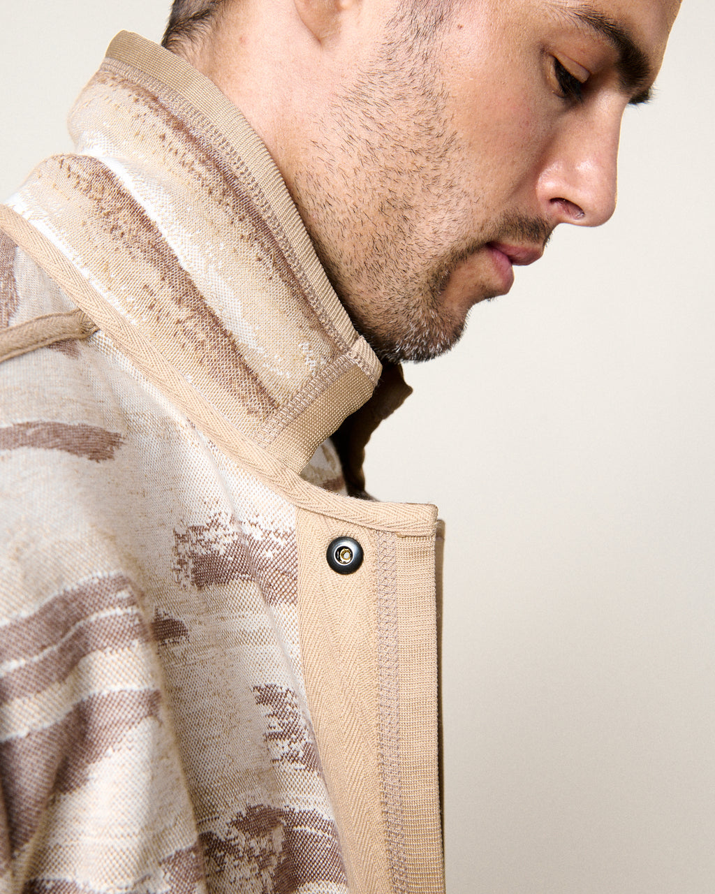 AMARI TIME LAYERS MULTI-BROWN JACKET