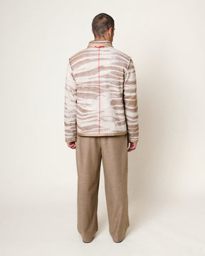 AMARI TIME LAYERS MULTI-BROWN JACKET