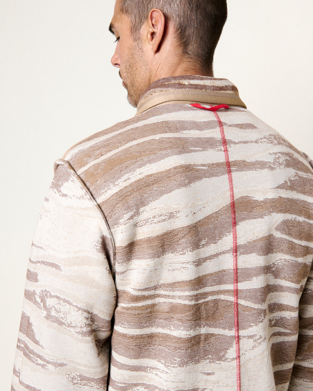 AMARI TIME LAYERS MULTI-BROWN JACKET