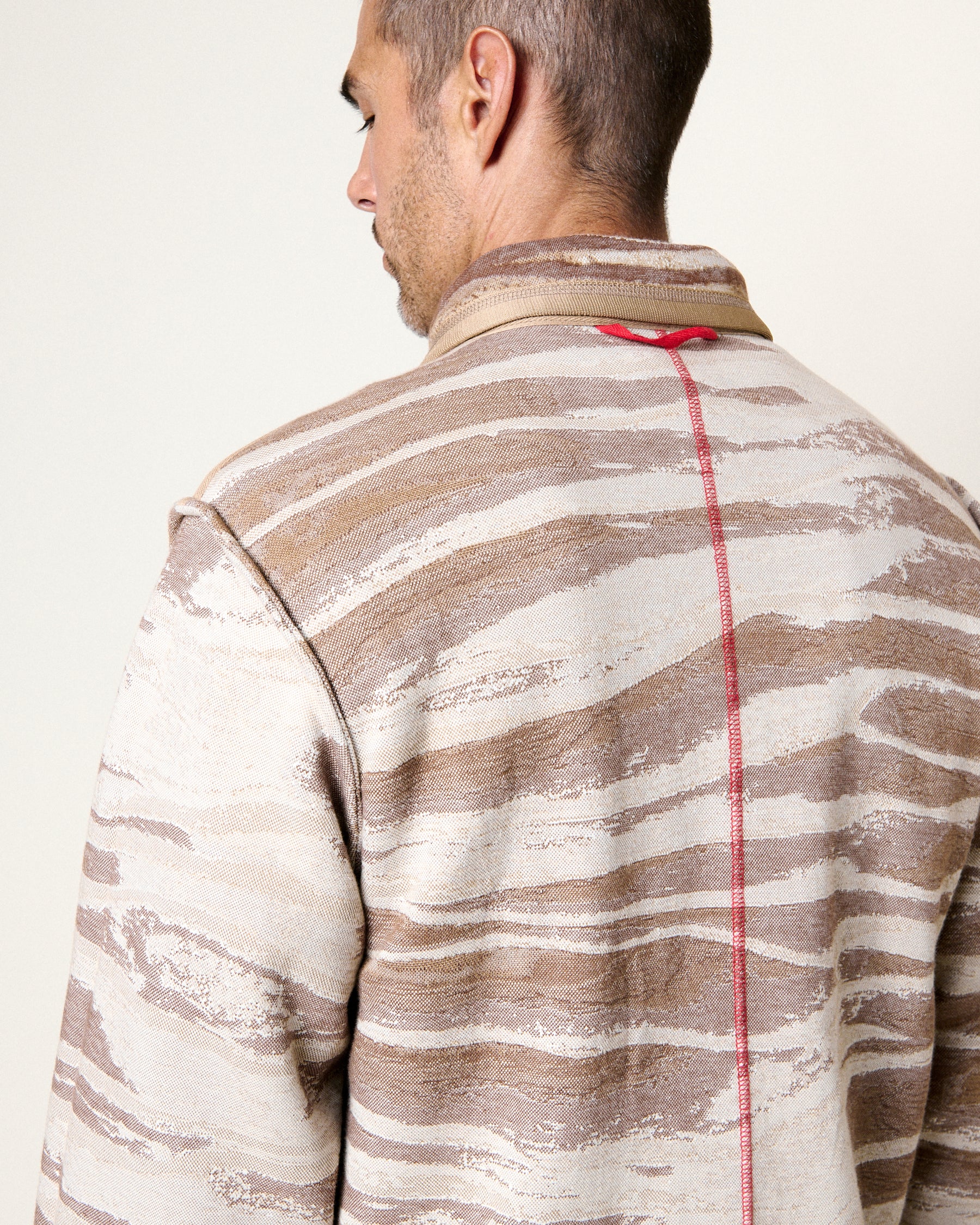 AMARI TIME LAYERS MULTI-BROWN JACKET