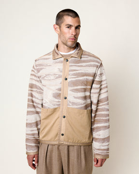 AMARI TIME LAYERS MULTI-BROWN JACKET