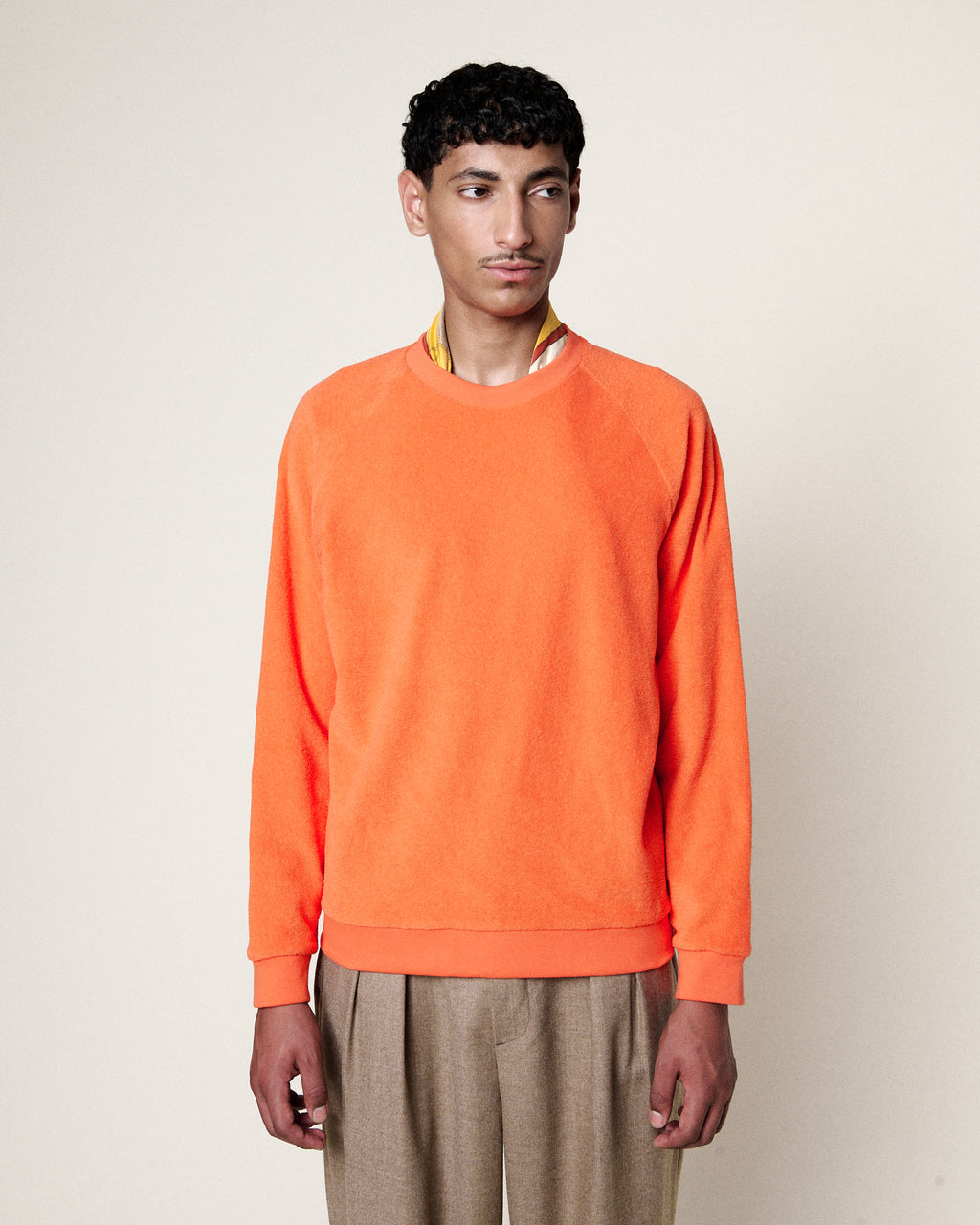 AQUAE BRIGHT ORANGE SWEATSHIRT
