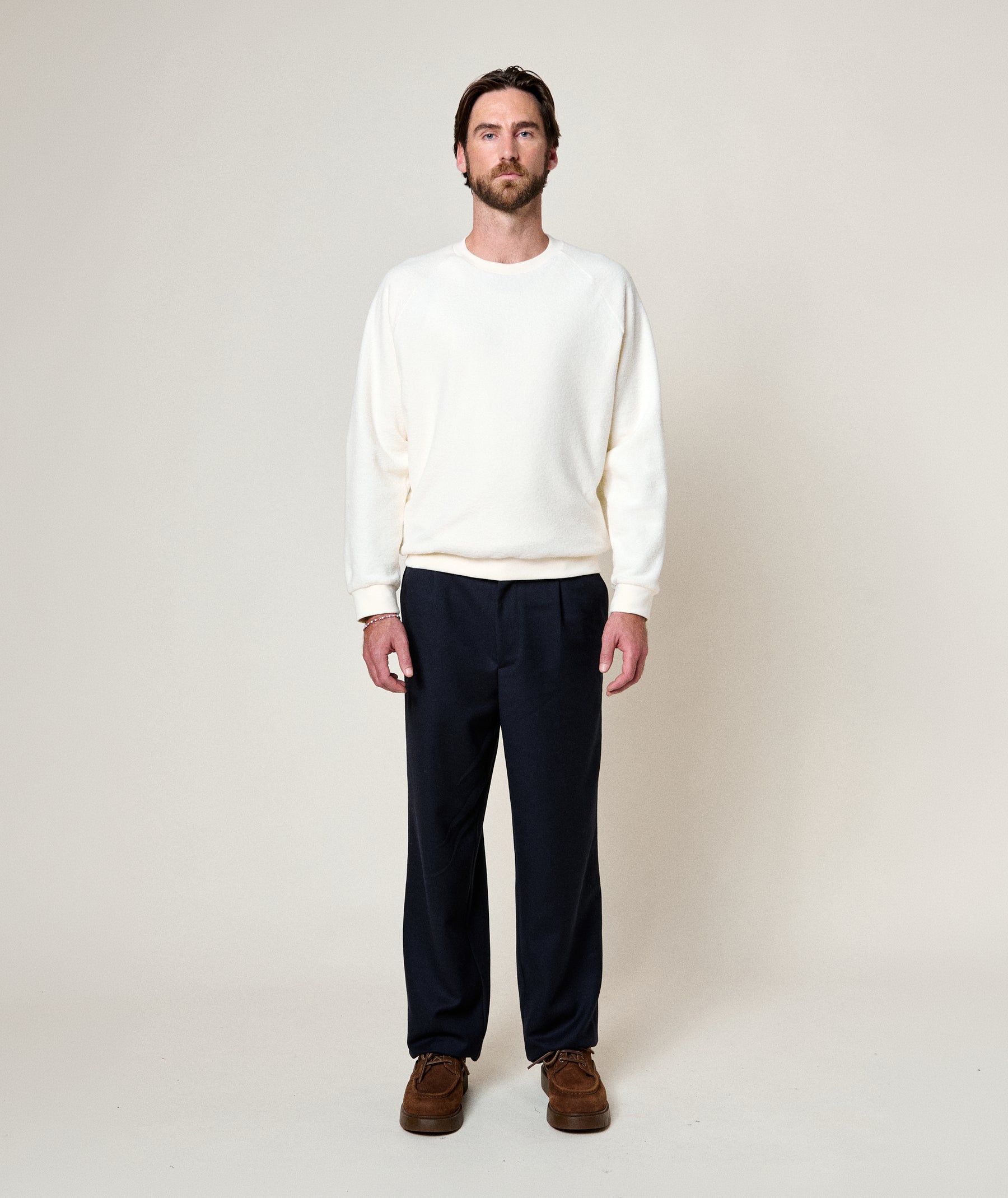 AQUAE ECRU SWEATSHIRT