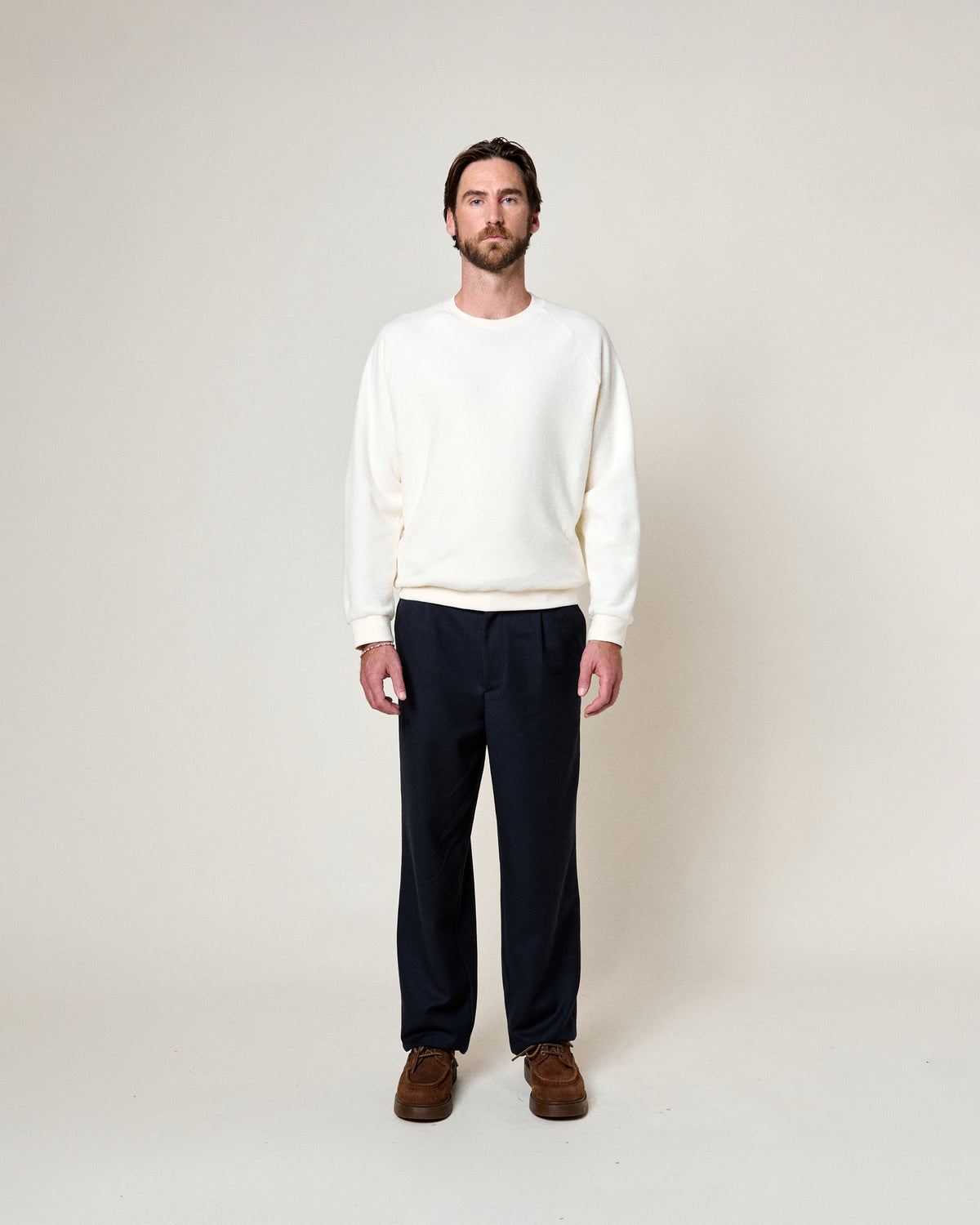 AQUAE ECRU SWEATSHIRT