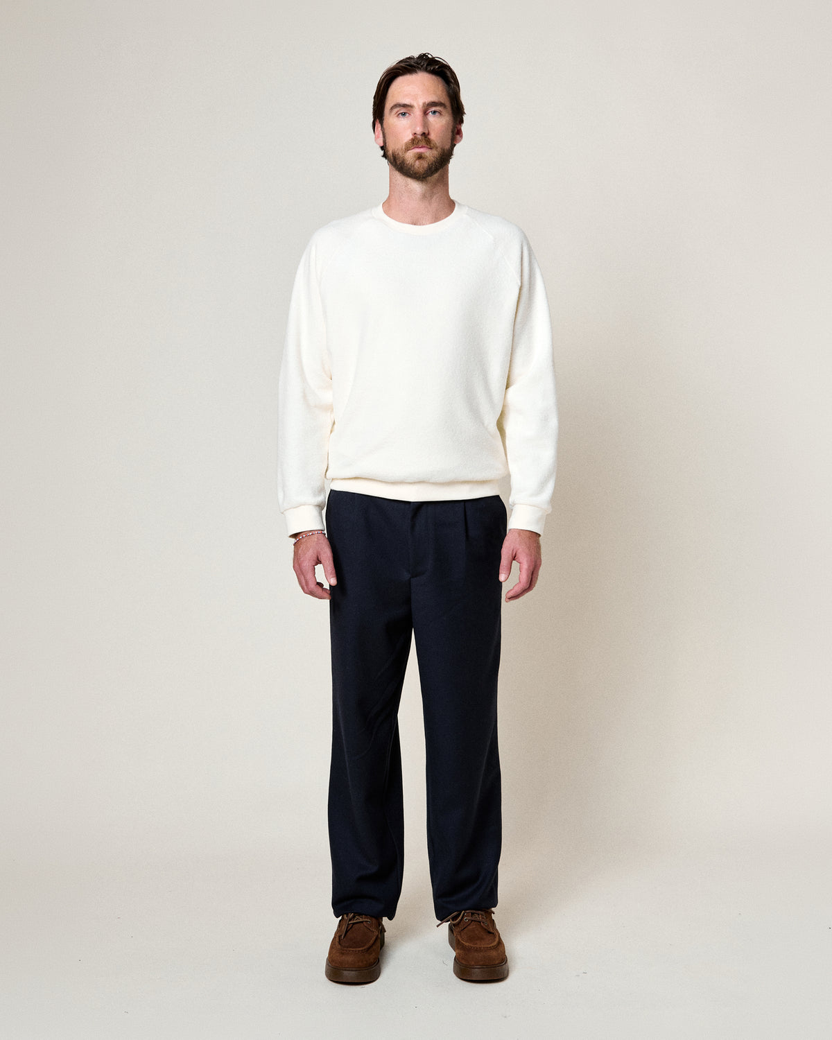 AQUAE ECRU SWEATSHIRT