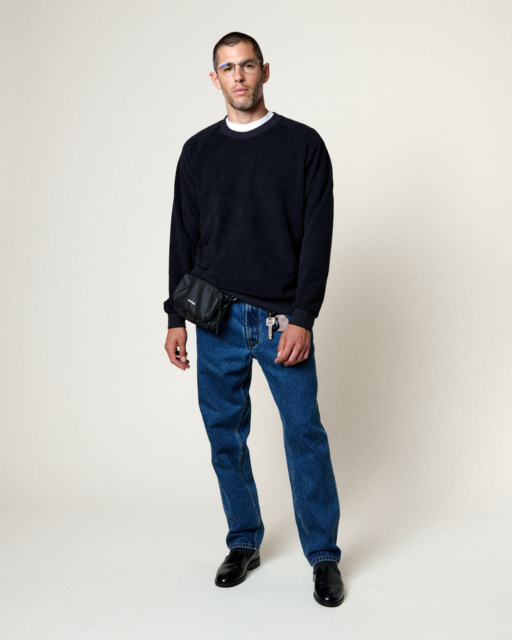 AQUAE NAVY SWEATSHIRT