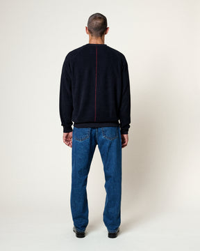 AQUAE NAVY SWEATSHIRT