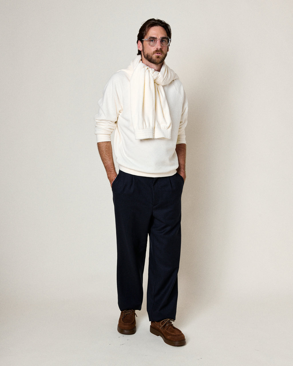 SWEATSHIRT ATYS ECRU