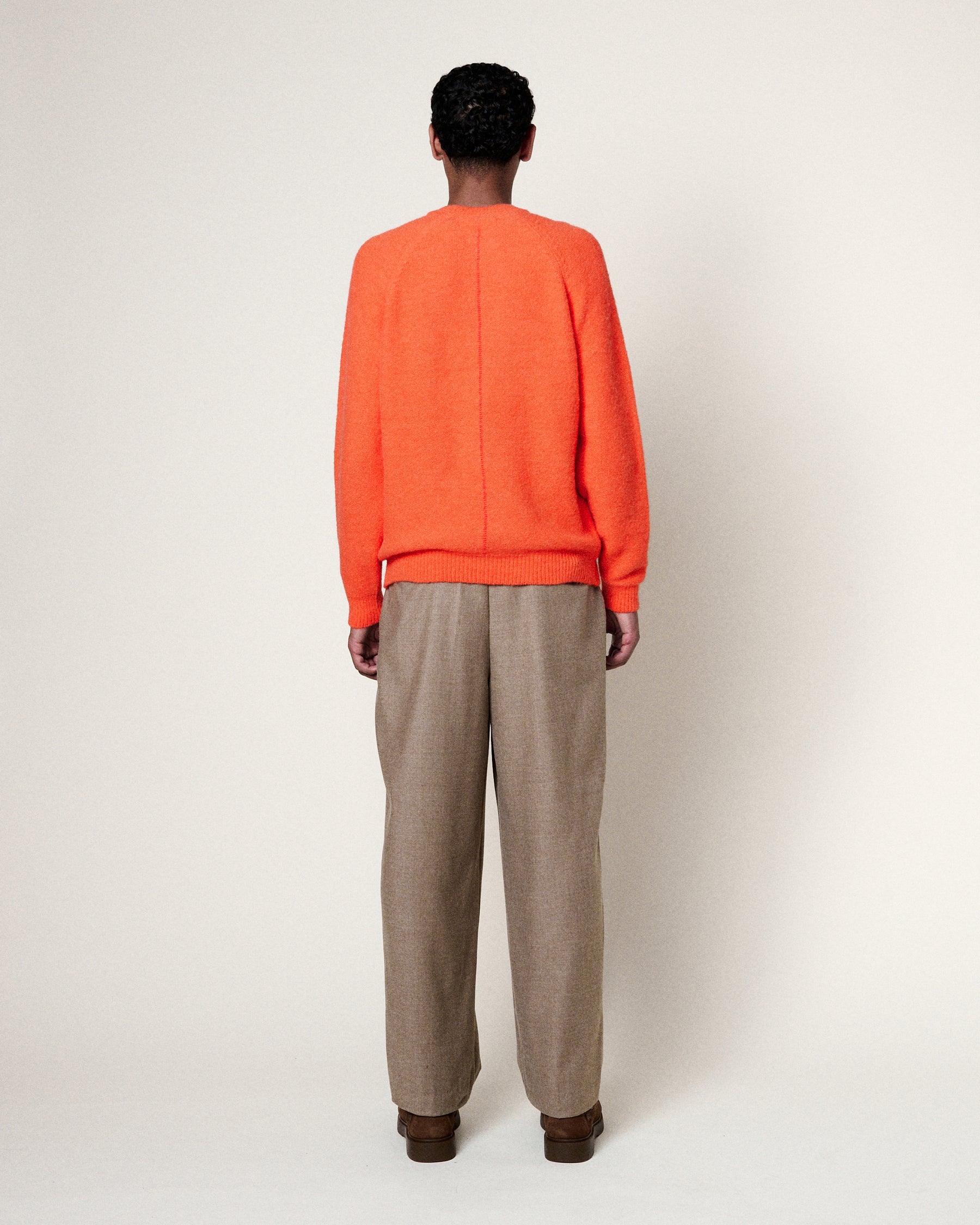 BRIGHT ORANGE BABY BRETT SWEATER